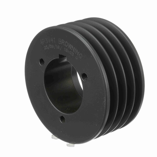 4 Groove Cast Iron Bushed Bore Multiple Sheave, 4P3V41